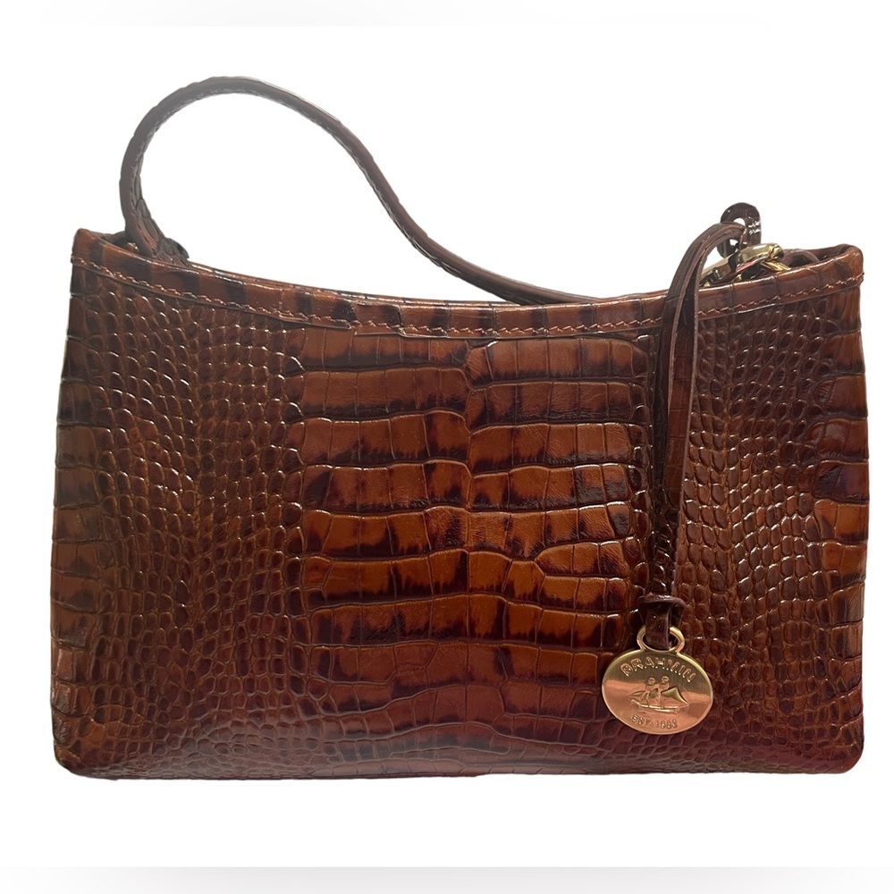 Brahmin Anytime Mini Toffee Majestic NWT